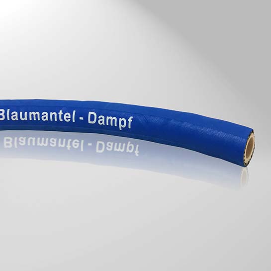 blauer STRICKER Blaumantel-Dampfschlauch